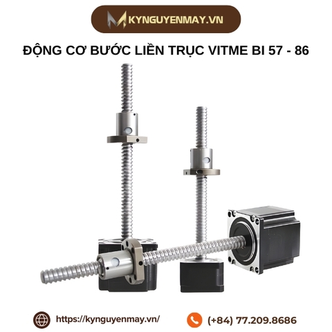 Động cơ bước liền trục vitme bi size 57 - 86