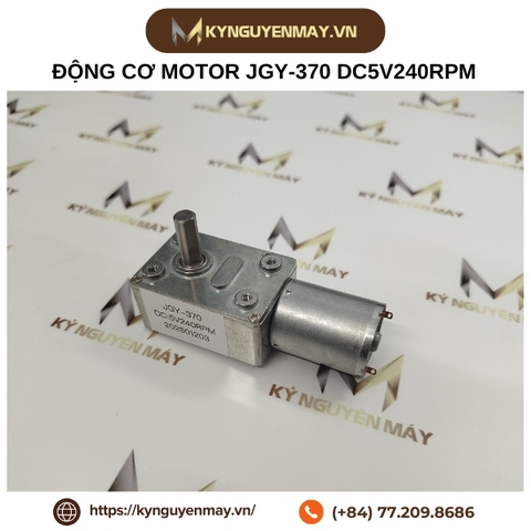 Động cơ DC hộp số giảm tốc trục vít JGY-370 DC6V / DC12V / DC24V