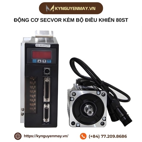 Động cơ secvor kèm bộ điều khiển 80ST-M01330, 80ST-M02430, 80ST-M03520, 80ST-M04025