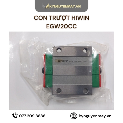 Con trượt HIWIN EGW | EGW20CC, EGW25CC, EGW30CC, EGW35CC