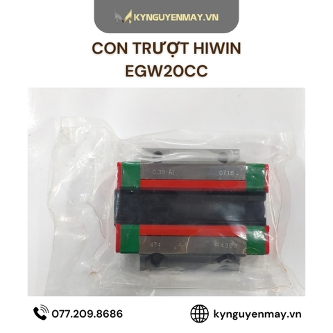 Con trượt HIWIN EGW | EGW20CC, EGW25CC, EGW30CC, EGW35CC