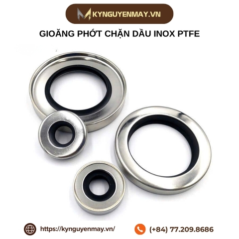 Gioăng phớt chặn dầu inox PTFE