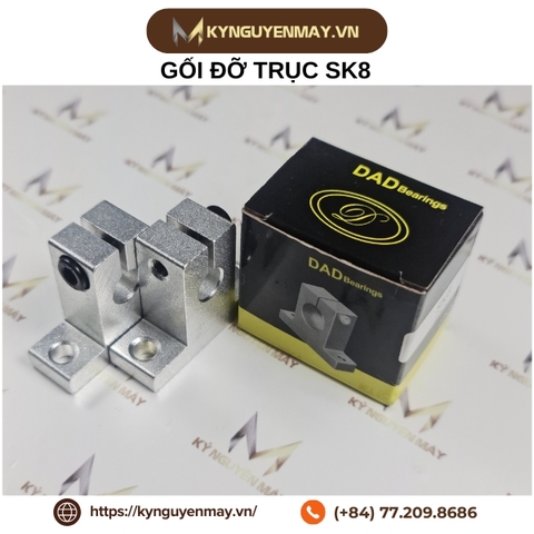 Gối đỡ trục tròn SK | SK12, SK16, SK20, SK25, SK30