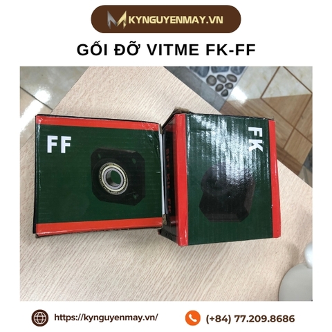 Gối đỡ vitme FK-FF | FKFF5, FKFF6, FKFF8, FKFF10, FKFF12, FKFF15, FKFF20, FKFF25, FKFF30