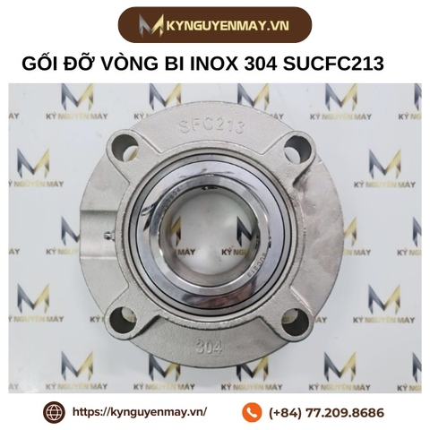 Gối đỡ vòng bi inox 304 SUCFC
