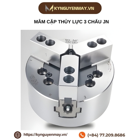 Mâm cặp thuỷ lực 3 chấu JN
