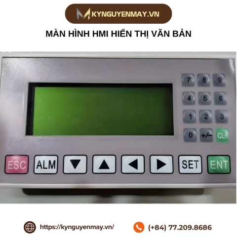 Màn hình HMI hiển thị văn bản