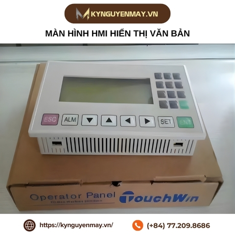 Màn hình HMI hiển thị văn bản