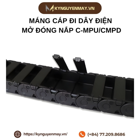Máng cáp đi dây điện có thể mở đóng nắp C-MPU/CMPD