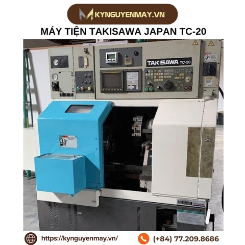 Máy tiện cơ của Nhật TAKISAWA TC-20 (Tiện tay hoặc tiện tự động CNC)