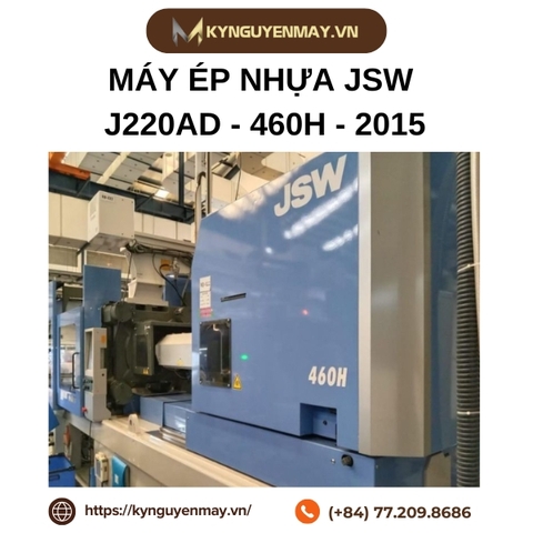 Máy ép nhựa JSW J220AD - 460H - 2015