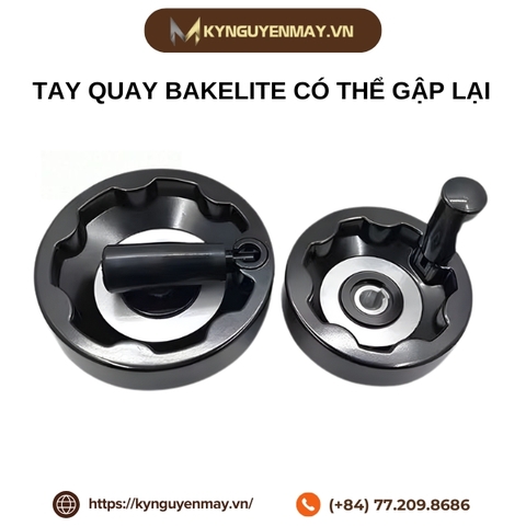 Tay quay bakelite có thể gập lại