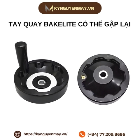 Tay quay bakelite có thể gập lại