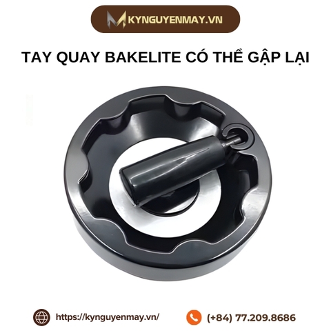 Tay quay bakelite có thể gập lại