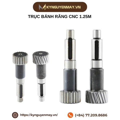 Trục bánh răng CNC modun 1.25m