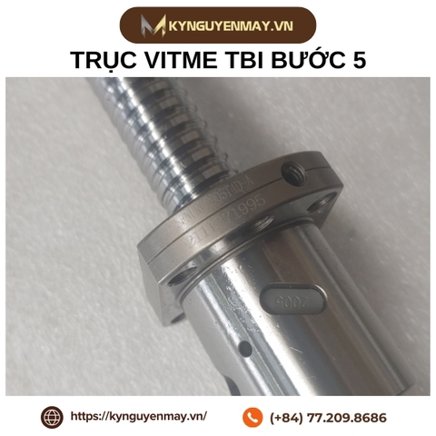 Trục vitme bi TBI Bước 5 | SFU1205, SFU2505, SFU4005