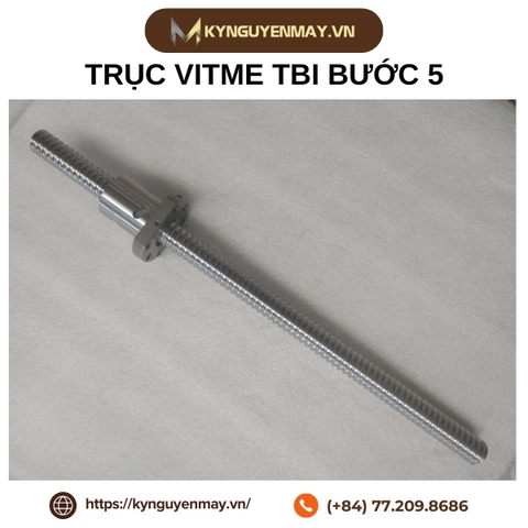 Trục vitme bi TBI Bước 5 | SFU1205, SFU2505, SFU4005