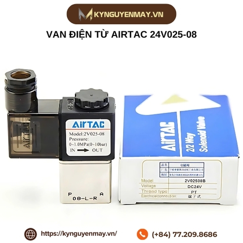 Van điện từ AIRTAC 24V025-08