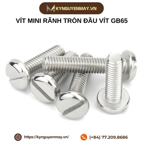 Vít mini rãnh tròn đầu vít GB65