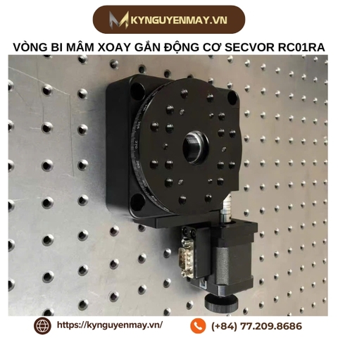 Vòng bi mâm xoay gắn động cơ secvor RC01RA