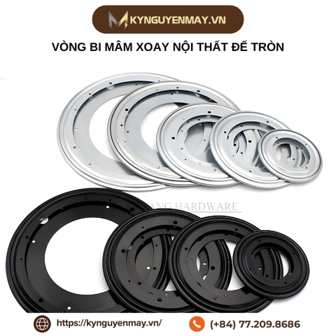 Vòng bi mâm xoay nội thất đế tròn