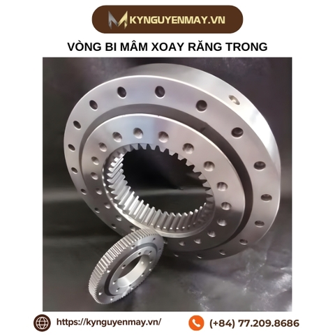 Vòng bi mâm xoay răng trong