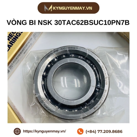 Vòng bi NSK 30TAC62BSUC10PN7B (30×62×15mm)