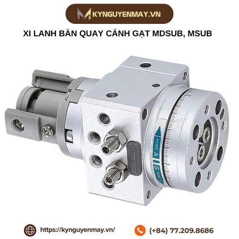 Xi lanh bàn quay cánh gạt MDSUB, MSUB