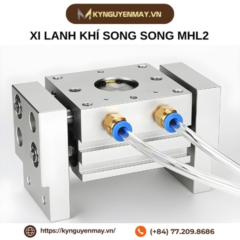 Xi lanh khí song song MHL2-10D, MHL2-16D, MHL2-20D, MHL2-25D, MHL2-32D, MHL2-40D