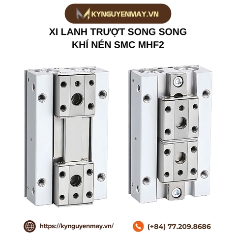 Xi lanh trượt song song khí nén SMC MHF2