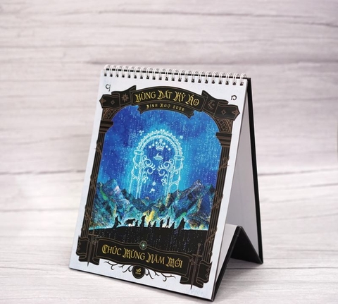 Bộ lịch để bàn 2026: Vùng đất kỳ ảo