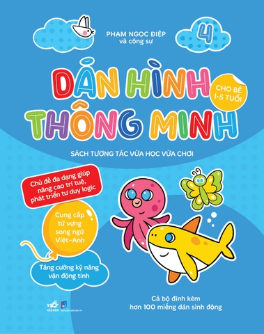 DÁN HÌNH THÔNG MINH CHO BÉ 1-5 TUỔI, TẬP 4