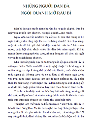 (Bản có chữ ký các tác giả) Những món ăn nuôi ta lớn - Nấu lại các món ăn đã, đang và có thể sẽ thất truyền của ông bà, cha mẹ