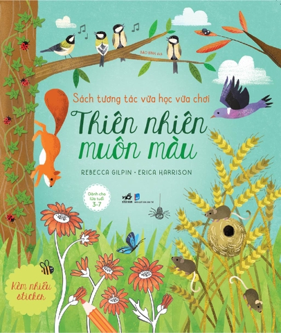 SÁCH TƯƠNG TÁC VỪA HỌC VỪA CHƠI - THIÊN NHIÊN MUÔN MÀU