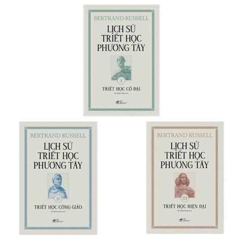 BỘ LỊCH SỬ TRIẾT HỌC PHƯƠNG TÂY ( 3 CUỐN)