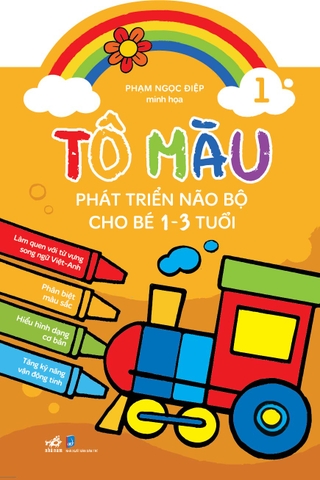 TÔ MÀU PHÁT TRIỂN NÃO BỘ CHO BÉ 1 - 3 TUỔI - TẬP 1