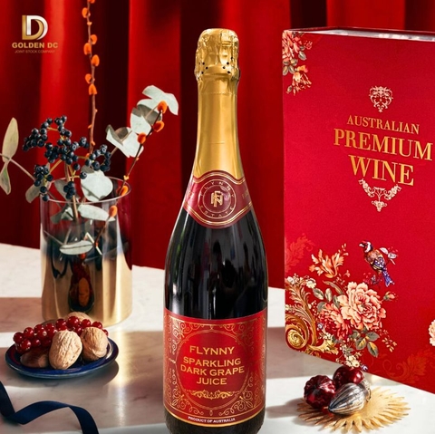 Flynny Sparkling Dark Grape Juice Australia