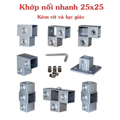 KHỚP NỐI KHÔNG CẦN HÀN, HỘP NỐI NHANH 25MM X 25MM