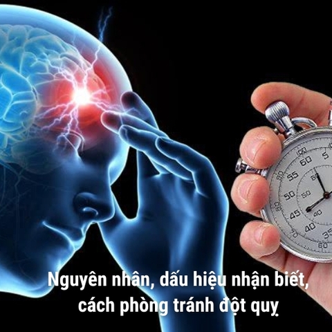 Nguyên nhân, dấu hiệu nhận biết, cách phòng tránh đột quỵ