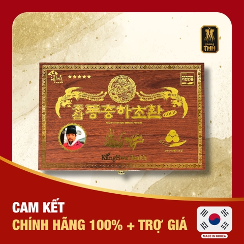 Viên Đông Trùng Hạ Thảo Valy Nâu Hàn Quốc 3,75gr x 30 viên/hộp