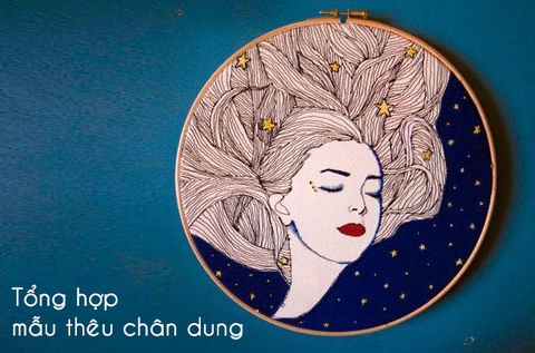 Tổng hợp mẫu thêu chân dung