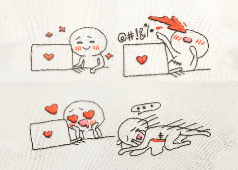 4 kiểu tâm trạng của Tiệm mỗi khi được xem hình thêu của các chị em (có mẫu in)