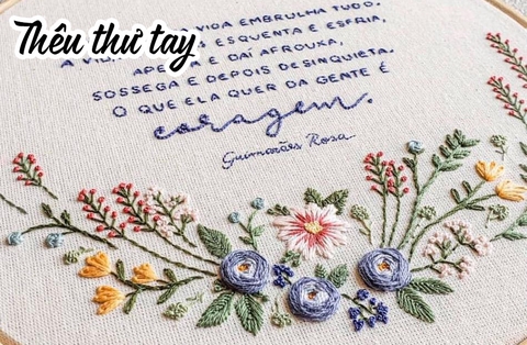 Tổng hợp mẫu thêu thư tay