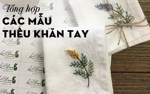 Tổng hợp các mẫu thêu khăn tay