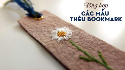 Tổng hợp các mẫu thêu bookmark