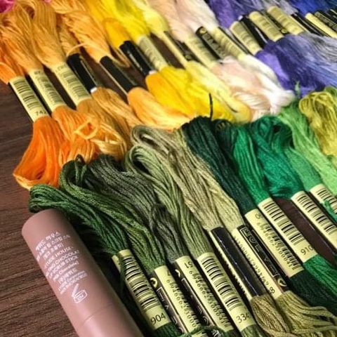 So sánh các loại chỉ thêu cơ bản: chỉ thêu cotton - chỉ tơ bóng - chỉ tơ Tô Châu