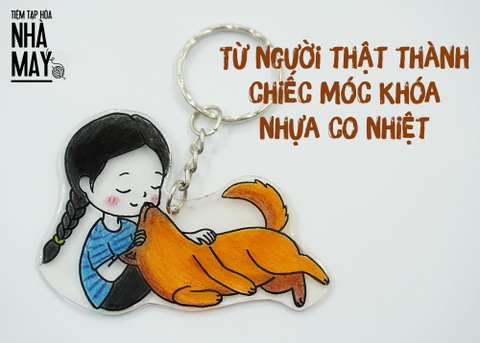 Từ người thật thành chiếc móc khóa nhựa co nhiệt nhanh gọn