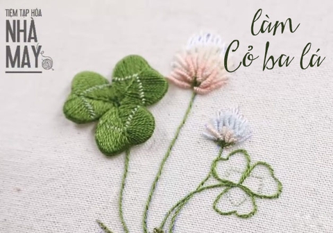 Hướng dẫn làm cỏ ba lá đơn giản