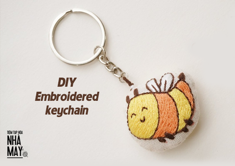 HƯỚNG DẪN TỰ LÀM CHIẾC MÓC KHÓA CUTE VỚI NGUYÊN LIỆU ĐƠN GIẢN