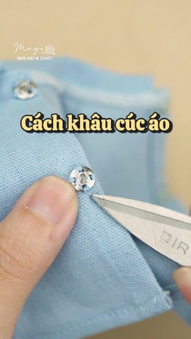 Hướng dẫn khâu cúc chi tiết